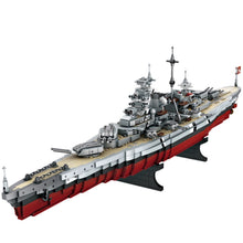 Load image into Gallery viewer, 2081PCS Military WW2 KMS Bismarck Battleship Figure Model Toy Building Block Brick Gift Kids DIY Set New Stand Compatible Lego