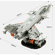 Load image into Gallery viewer, 420PCS Military WW2 J-20 Chengdu Fire Fang Air Fighter Aircraft Figure Model Toy Building Block Brick Gift Kids DIY Compatible Lego With Stand Display