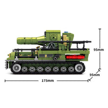 Load image into Gallery viewer, 492PCS Military WW2 Karl Morser Carronade Figure Model Toy Building Block Brick Gift Kids DIY Set New Compatible Lego