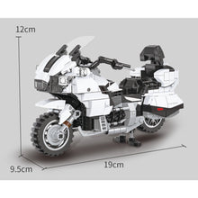 Load image into Gallery viewer, 444PCS MOC Technic Speed Gold Wing GL1800 Motorcycle Motor Bike Model Toy Building Block Brick Gift Kids DIY Compatible Lego