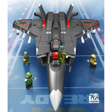 Load image into Gallery viewer, 1109PCS Military WW2 J-35 Blue Shark Stealth Air Fighter Figure Model Toy Building Block Brick Gift Kids DIY Compatible Lego