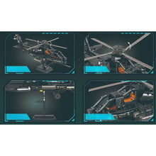 Load image into Gallery viewer, 706PCS Military WW2 Technic Caic Z-10 Fiery Thunderbolt Helicopter Stand Model Toy Building Block Brick Gift Kids DIY Set New Compatible Lego