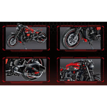 Load image into Gallery viewer, 826PCS MOC Technic Speed Racing Sports NIGHT ROD SPECIAL Motorcycle Motor Bike Model Toy Building Block Brick Gift Kids DIY Compatible Lego