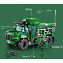 Load image into Gallery viewer, 615PCS Military WW2 VDV 4x4 Armored Vehicle Car APC Figure Model Toy Building Block Brick Gift Kids DIY Set New Compatible Lego