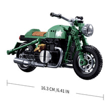 Load image into Gallery viewer, 215PCS MOC Technic Speed Green R75 Classic Sports Motorcycle Motor Bike Model Toy Building Block Brick Gift Kids DIY Set New 1:12 Compatible Lego
