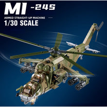 Load image into Gallery viewer, 893PCS Military WW2 Mi-24 Hind Armed Transport Helicopter Figure Model Toy Building Block Brick Gift Kids DIY Set New 1:30 Compatible Lego
