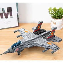 Load image into Gallery viewer, 258PCS MOC Military J-15 Flying Shark Flanker D Air Fighter Figure Model Toy Building Block Brick Gift Kids DIY Set New Compatible Lego