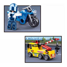Load image into Gallery viewer, 205PCS MOC City Rescue Trailer Truck Scene Figure Model Toy Building Block Brick Gift Kids DIY Compatible Lego