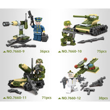 Load image into Gallery viewer, 738PCS Military WW2 16in1 Apocalypse Tank Figure Model Toy Building Block Brick Gift Kids DIY Compatible Lego