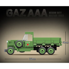 Load image into Gallery viewer, 398PCS Military WW2 Scene GAZ-AA Medium Duty Truck Figure Model Toy Building Block Brick Gift Kids DIY Set New Compatible Lego