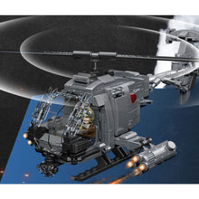 Load image into Gallery viewer, 400PCS MOC Military AH-6i Helicopter Figure Model Toy Building Block Brick Gift Kids DIY Set New 1:33 Compatible Lego