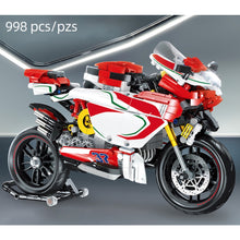 Load image into Gallery viewer, 998PCS MOC Technic Speed Agusta F3 Racing Sports Motorcycle Motor Bike Model Toy Building Block Brick Gift Kids DIY Compatible Lego