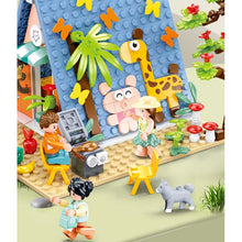 Load image into Gallery viewer, 341PCS MOC City Camping Camper Cabin Figure Model Toy Building Block Brick Gift Kids DIY Compatible Lego