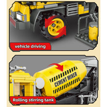 Load image into Gallery viewer, 397PCS MOC 2in1 City Construction Cement Mixer Transport Cart Model Toy Building Block Brick Gift Kids DIY Set New Compatible Lego