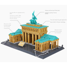 Load image into Gallery viewer, 1552PCS MOC Architecture City Street Brandenburg Gate Berlin Landmark Model Toy Building Block Brick Gift Kids DIY Set New Display Compatible Lego
