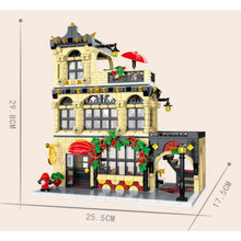 Load image into Gallery viewer, 1489PCS MOC City Street Restaurant Model Toy Building Block Brick Gift Kids DIY Light Set New Compatible Lego