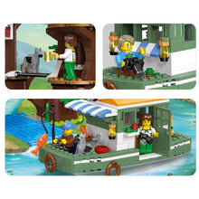 Load image into Gallery viewer, 610PCS MOC City Street Scene Beach Resort Boat Fishing Figure Model Toy Building Block Brick Gift Kids DIY Set New Compatible Lego