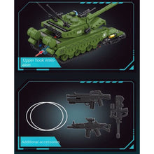 Load image into Gallery viewer, 458PCS Military WW2 Catapult 99B Main Battle Tank Figure Model Toy Building Block Brick Gift Kids DIY Set New Compatible Lego