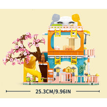 Load image into Gallery viewer, 521PCS MOC Girl Sweet Cute Cat House Garden Home Figure Model Toy Building Block Brick Gift Kids DIY Compatible Lego
