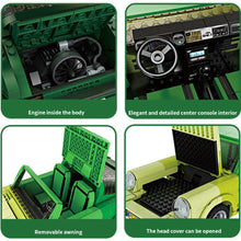 Load image into Gallery viewer, 1206PCS MOC Technic Speed 911 Classic Green Racing Sports Car Model Toy Building Block Brick Gift Kids DIY Set New 1:14 Compatible Lego