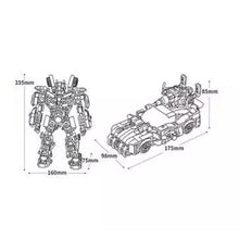 Load image into Gallery viewer, 703PCS MOC 2in1 Bumblebee Transformers Deformation Mecha Car Model Toy Building Block Brick Gift Kids DIY Compatible Lego