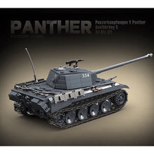 Load image into Gallery viewer, 1180PCS Military WW2 Panther Panzerkampfwagen V Sd.Kfz.171 Medium Tank Figure Model Toy Building Block Brick Gift Kids DIY Compatible Lego