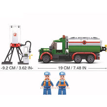 Load image into Gallery viewer, 267PCS MOC City Tank Car Truck Figure Scene Model Toy Building Block Brick Gift Kids DIY Compatible Lego