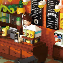 Load image into Gallery viewer, 1228PCS MOC Micro Mini Coffee Maker Machine Cafe Shop Restaurant Figure Model Toy Building Block Brick Gift Kids DIY