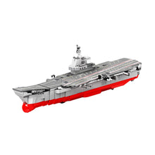 Load image into Gallery viewer, 1091PCS Military WW2 8in1 PLA Shandong Aircraft Carrier Destroyer IFV HQ10 J-15 Helicopter Model Toy Building Block Brick Gift Kids DIY Set New Compatible Lego