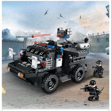 Load image into Gallery viewer, 492PCS MOC City SWAT 07 AAV7 Amphibious Armored Vehicle Car Figure Model Toy Building Block Brick Gift Kids DIY Set New Compatible Lego