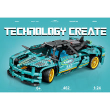 Load image into Gallery viewer, 462PCS MOC Technic Speed Pull Back Super Racing Sports Car Model Toy Building Block Brick Gift Kids DIY Set New 1:24 Compatible Lego