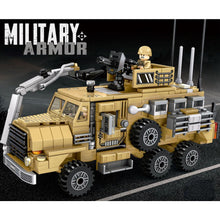 Load image into Gallery viewer, 620PCS Military WW2 Cougar Armoured Vehicle Truck 6x6 Figure Model Toy Building Block Brick Gift Kids DIY Set New Compatible Lego