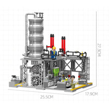 Load image into Gallery viewer, MOC City Construction Chemical Plant Natural Gas Storage Laboratory Loading Station Figure Model Toy Building Block Brick Gift Kids DIY Set New Compatible Lego