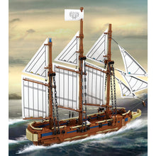 Load image into Gallery viewer, 637PCS MOC Sailboat Vessel Siguna Schooner Model Toy Building Block Brick Gift Kids DIY Set New Compatible Lego