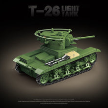 Load image into Gallery viewer, 705PCS MOC Military T-26 Light Tank Figure Model Toy Building Block Brick Gift Kids DIY Set New Compatible Lego