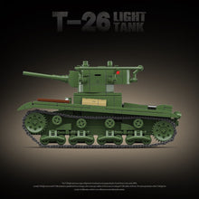 Load image into Gallery viewer, 705PCS MOC Military T-26 Light Tank Figure Model Toy Building Block Brick Gift Kids DIY Set New Compatible Lego