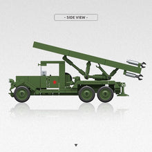 Load image into Gallery viewer, 324PCS MOC Military ZIS-6 BM-13 KATYUSHA Rocket Artillery Model Toy Building Block Brick Gift Kids DIY Set New 1:35 Compatible Lego