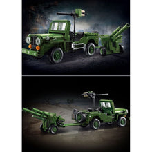 Load image into Gallery viewer, 457PCS MOC Military Willys Jeep Car Figure Model Toy Building Block Brick Gift Kids DIY Set New Compatible Lego