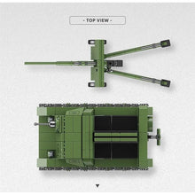 Load image into Gallery viewer, 390PCS MOC Military 57MM ZIS-2 T-20 Armored Tractor Model Toy Building Block Brick Gift Kids DIY Set New 1:35 Compatible Lego