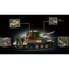 Load image into Gallery viewer, 706PCS MOC Military Tiger Tank Figure Model Toy Building Block Brick Gift Kids DIY Set New Compatible Lego