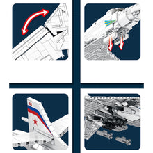 Load image into Gallery viewer, 1598PCS MOC Military Tu-160 Blackjack Strategic Bomber Model Toy Building Block Brick Gift Kids DIY Set New Compatible Lego