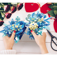 Load image into Gallery viewer, 917PCS MOC Flower Floral Wall Decoration Model Toy Building Block Brick Gift Kids DIY Display Set New Compatible Lego