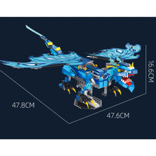 Load image into Gallery viewer, 461PCS MOC Lloyd's Legendary Water Dragon Model Toy Building Block Brick Gift Kids DIY Set New Compatible Lego