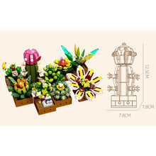 Load image into Gallery viewer, 913PCS MOC Succulent Flower Bonsai Model Toy Building Block Brick Gift Kids DIY Set New Display Decorate Compatible Lego