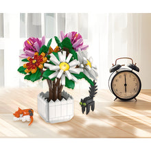 Load image into Gallery viewer, 900PCS MOC Chrysanthemum Flower Bonsai Model Toy Building Block Brick Gift Kids DIY Set New Display Decorate Compatible Lego