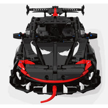 Load image into Gallery viewer, 2203PCS MOC Tecchnic Speed Static Black Venom GTR Super Racing Sports Car Model Toy Building Block Brick Gift Kids DIY Set New 1:10 Compatible Lego