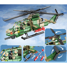 Load image into Gallery viewer, 334PCS MOC Military AH-1 Attack Helicopter COBRA Figure Model Toy Building Block Brick Gift Kids DIY Set New