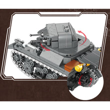 Load image into Gallery viewer, 461PCS MOC Military Panzer Pzkpfw I SdKfz 101 Tank Figure Model Toy Building Block Brick Gift Kids DIY Set New 1:35
