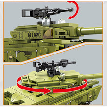 Load image into Gallery viewer, 280PCS MOC Military Abrams M1A2C Tank Figure Model Toy Building Block Brick Gift Kids DIY Set New
