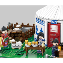 Load image into Gallery viewer, 778PCS MOC Architecture Inner Mongolian Yurt Traditional House Figure Model Toy Building Block Brick Gift Kids DIY Set New Compatible Lego